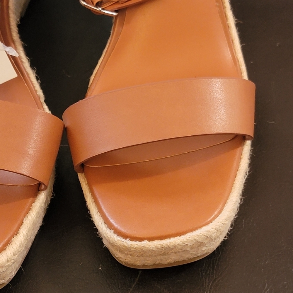 A New Day Tina Heels Cognac Size 9.5 - Picture 10 of 14